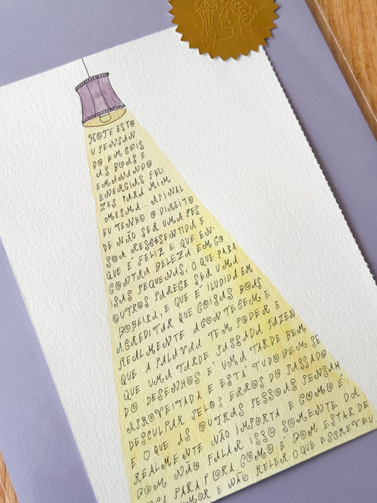Aquarela Lâmpada