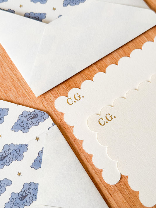 Kit de Cartões Sociais Personalizados | Nuvem