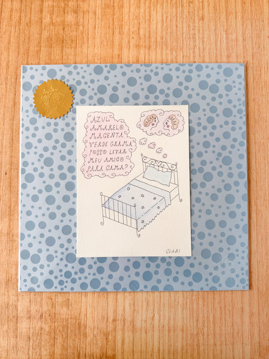 Aquarela Cama