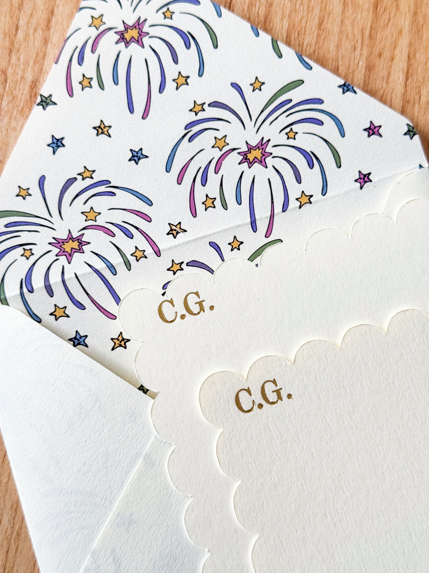 Kit de Cartões Sociais Personalizados | Fogos de Artifício