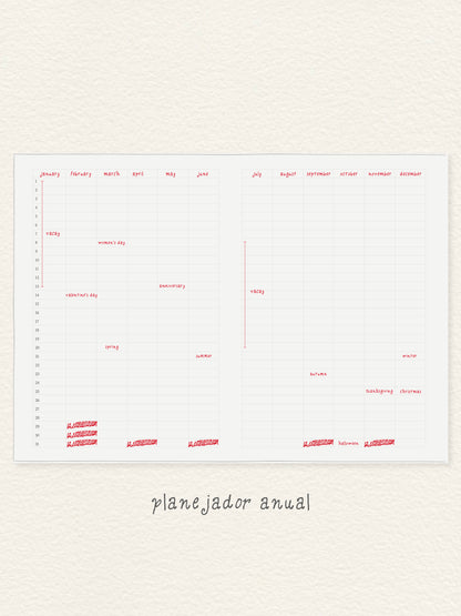Planner não datado | Pré-venda