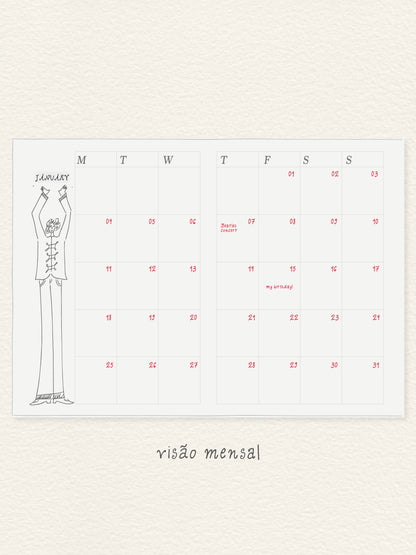 Planner não datado | Pré-venda
